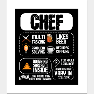 Qualities of a Chef Posters and Art